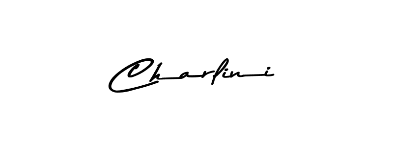 Make a beautiful signature design for name Charlini. With this signature (Asem Kandis PERSONAL USE) style, you can create a handwritten signature for free. Charlini signature style 9 images and pictures png