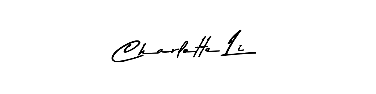 You should practise on your own different ways (Asem Kandis PERSONAL USE) to write your name (Charlotte Li) in signature. don't let someone else do it for you. Charlotte Li signature style 9 images and pictures png