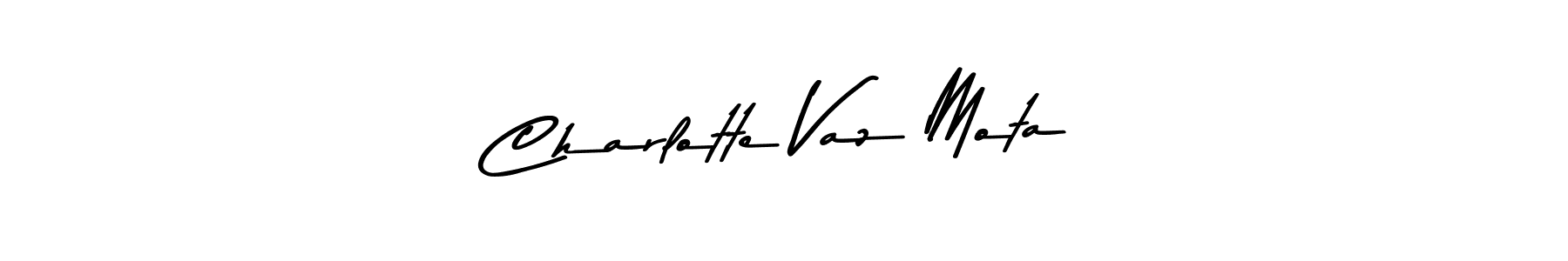 Charlotte Vaz Mota stylish signature style. Best Handwritten Sign (Asem Kandis PERSONAL USE) for my name. Handwritten Signature Collection Ideas for my name Charlotte Vaz Mota. Charlotte Vaz Mota signature style 9 images and pictures png