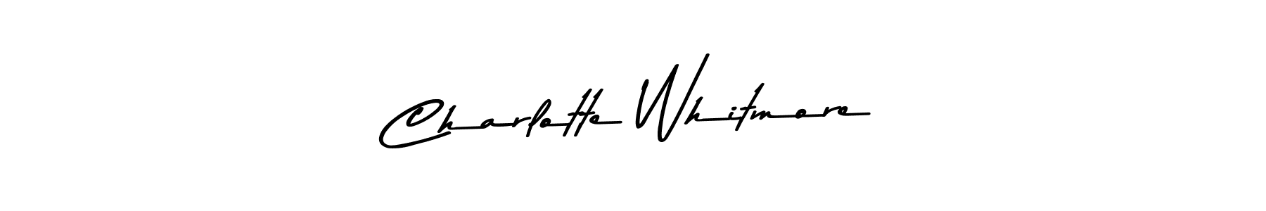 Also You can easily find your signature by using the search form. We will create Charlotte Whitmore name handwritten signature images for you free of cost using Asem Kandis PERSONAL USE sign style. Charlotte Whitmore signature style 9 images and pictures png