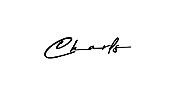 Design your own signature with our free online signature maker. With this signature software, you can create a handwritten (Asem Kandis PERSONAL USE) signature for name Charls. Charls signature style 9 images and pictures png