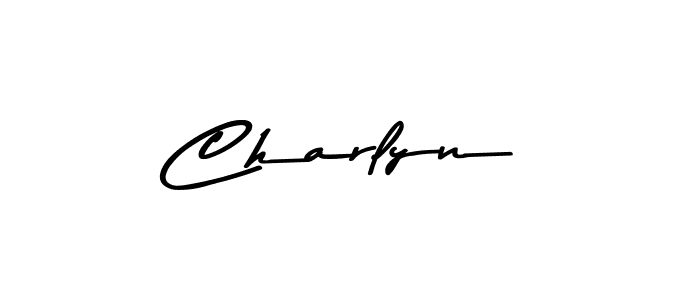 Charlyn stylish signature style. Best Handwritten Sign (Asem Kandis PERSONAL USE) for my name. Handwritten Signature Collection Ideas for my name Charlyn. Charlyn signature style 9 images and pictures png