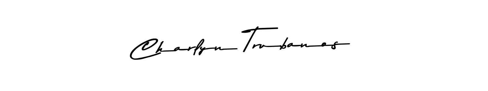 if you are searching for the best signature style for your name Charlyn Trubanos. so please give up your signature search. here we have designed multiple signature styles  using Asem Kandis PERSONAL USE. Charlyn Trubanos signature style 9 images and pictures png