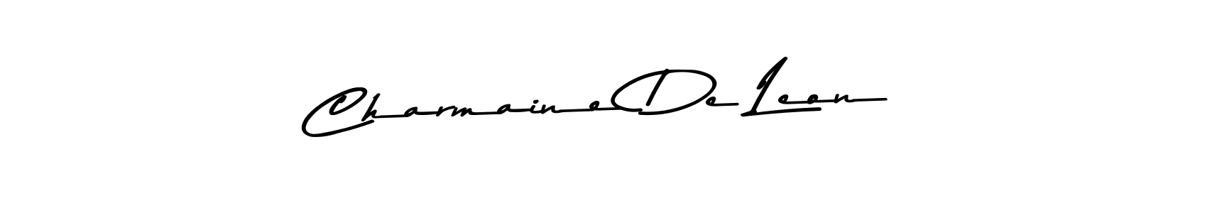 How to make Charmaine De Leon name signature. Use Asem Kandis PERSONAL USE style for creating short signs online. This is the latest handwritten sign. Charmaine De Leon signature style 9 images and pictures png