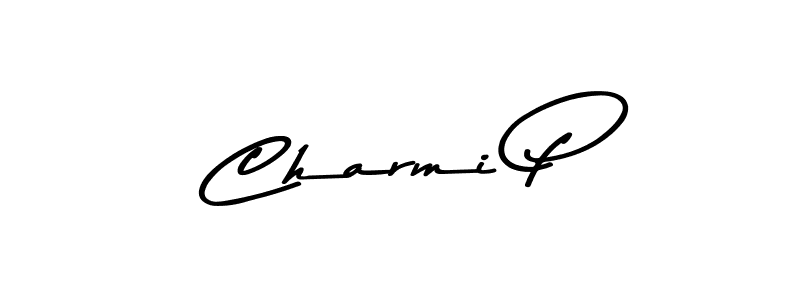 Similarly Asem Kandis PERSONAL USE is the best handwritten signature design. Signature creator online .You can use it as an online autograph creator for name Charmi P. Charmi P signature style 9 images and pictures png
