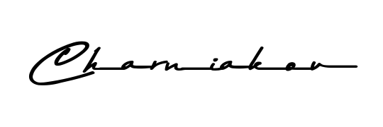 Transform the name Charniakou into a signature masterpiece using Asem Kandis PERSONAL USE font. Ideal for photographers, artists, and creators looking for watermarks. Charniakou signature style 9 images and pictures png