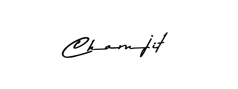Design your own signature with our free online signature maker. With this signature software, you can create a handwritten (Asem Kandis PERSONAL USE) signature for name Charnjit. Charnjit signature style 9 images and pictures png