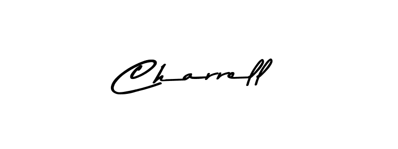 How to make Charrell signature? Asem Kandis PERSONAL USE is a professional autograph style. Create handwritten signature for Charrell name. Charrell signature style 9 images and pictures png