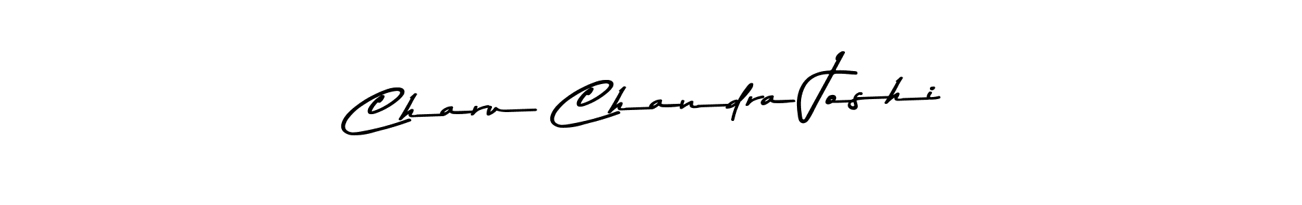 Create a beautiful signature design for name Charu Chandra Joshi. With this signature (Asem Kandis PERSONAL USE) fonts, you can make a handwritten signature for free. Charu Chandra Joshi signature style 9 images and pictures png