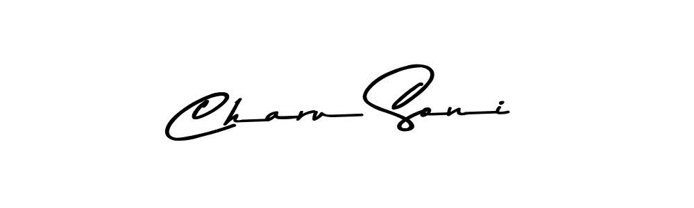 How to make Charu Soni signature? Asem Kandis PERSONAL USE is a professional autograph style. Create handwritten signature for Charu Soni name. Charu Soni signature style 9 images and pictures png