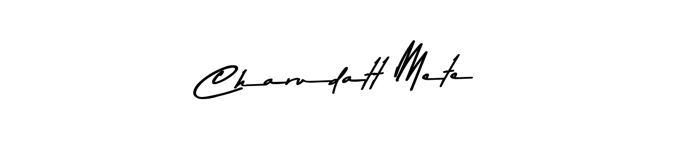 Also You can easily find your signature by using the search form. We will create Charudatt Mete name handwritten signature images for you free of cost using Asem Kandis PERSONAL USE sign style. Charudatt Mete signature style 9 images and pictures png