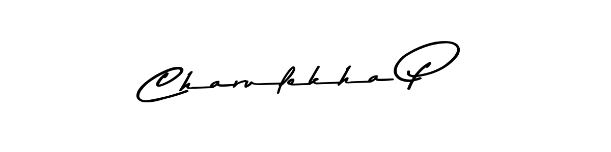 Also we have Charulekha P name is the best signature style. Create professional handwritten signature collection using Asem Kandis PERSONAL USE autograph style. Charulekha P signature style 9 images and pictures png