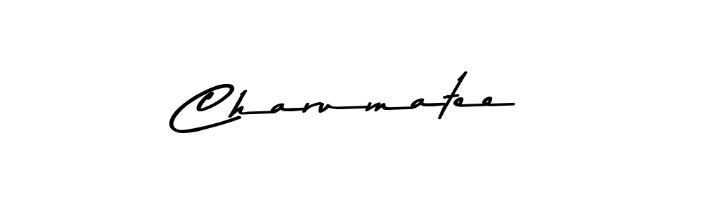 You should practise on your own different ways (Asem Kandis PERSONAL USE) to write your name (Charumatee) in signature. don't let someone else do it for you. Charumatee signature style 9 images and pictures png