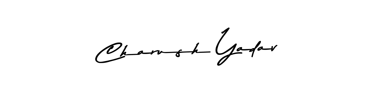 Also You can easily find your signature by using the search form. We will create Charush Yadav name handwritten signature images for you free of cost using Asem Kandis PERSONAL USE sign style. Charush Yadav signature style 9 images and pictures png