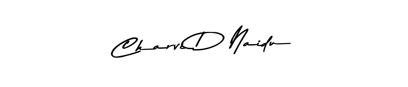 if you are searching for the best signature style for your name Charvi D Naidu. so please give up your signature search. here we have designed multiple signature styles  using Asem Kandis PERSONAL USE. Charvi D Naidu signature style 9 images and pictures png