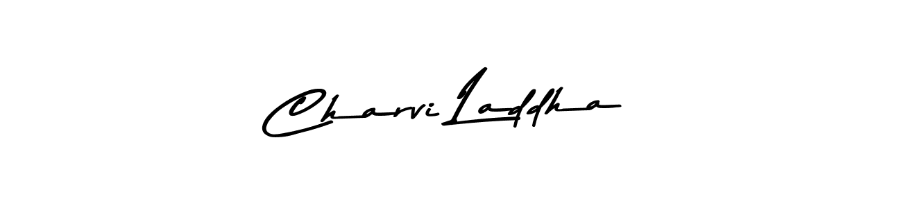 Also You can easily find your signature by using the search form. We will create Charvi Laddha name handwritten signature images for you free of cost using Asem Kandis PERSONAL USE sign style. Charvi Laddha signature style 9 images and pictures png