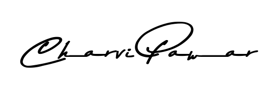Master the art of signing with Charvi Pawar written in fluent Asem Kandis PERSONAL USE script. A great template to practice and refine your handwriting. Charvi Pawar signature style 9 images and pictures png