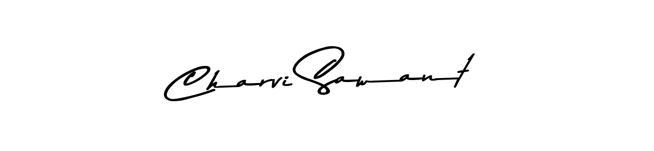 Charvi Sawant stylish signature style. Best Handwritten Sign (Asem Kandis PERSONAL USE) for my name. Handwritten Signature Collection Ideas for my name Charvi Sawant. Charvi Sawant signature style 9 images and pictures png
