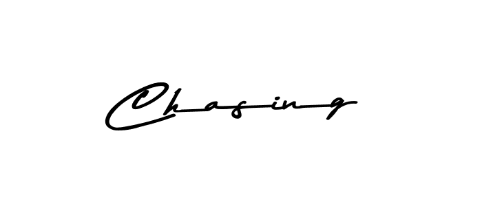 Make a beautiful signature design for name Chasing. With this signature (Asem Kandis PERSONAL USE) style, you can create a handwritten signature for free. Chasing signature style 9 images and pictures png