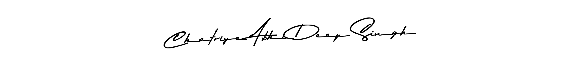 Use a signature maker to create a handwritten signature online. With this signature software, you can design (Asem Kandis PERSONAL USE) your own signature for name Chatriye Abhi Deep Singh. Chatriye Abhi Deep Singh signature style 9 images and pictures png