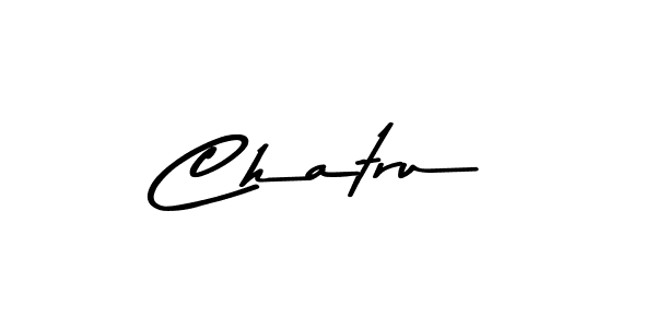 Make a beautiful signature design for name Chatru. With this signature (Asem Kandis PERSONAL USE) style, you can create a handwritten signature for free. Chatru signature style 9 images and pictures png