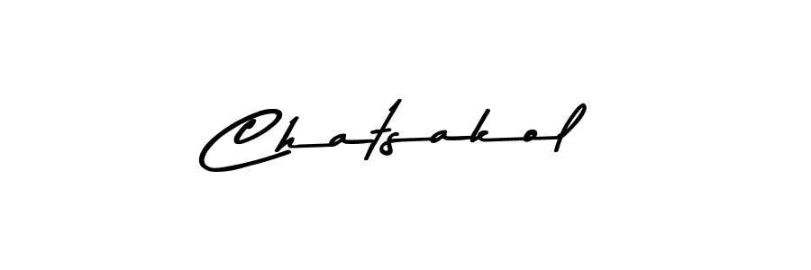 The best way (Asem Kandis PERSONAL USE) to make a short signature is to pick only two or three words in your name. The name Chatsakol include a total of six letters. For converting this name. Chatsakol signature style 9 images and pictures png