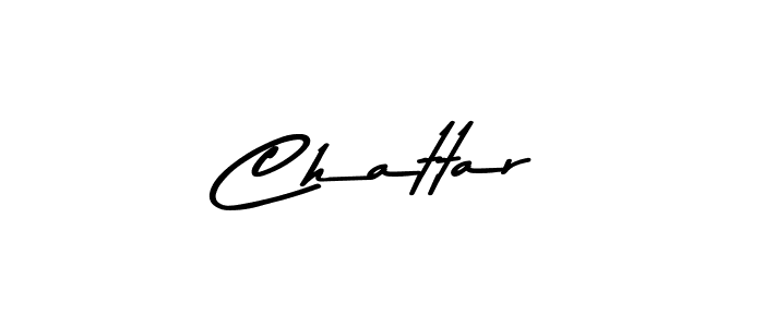 Use a signature maker to create a handwritten signature online. With this signature software, you can design (Asem Kandis PERSONAL USE) your own signature for name Chattar. Chattar signature style 9 images and pictures png