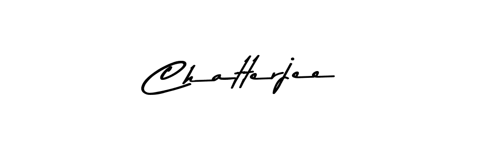 Make a beautiful signature design for name Chatterjee. With this signature (Asem Kandis PERSONAL USE) style, you can create a handwritten signature for free. Chatterjee signature style 9 images and pictures png