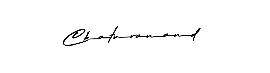 Design your own signature with our free online signature maker. With this signature software, you can create a handwritten (Asem Kandis PERSONAL USE) signature for name Chaturanand. Chaturanand signature style 9 images and pictures png