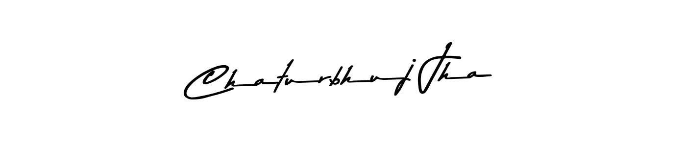 Design your own signature with our free online signature maker. With this signature software, you can create a handwritten (Asem Kandis PERSONAL USE) signature for name Chaturbhuj Jha. Chaturbhuj Jha signature style 9 images and pictures png