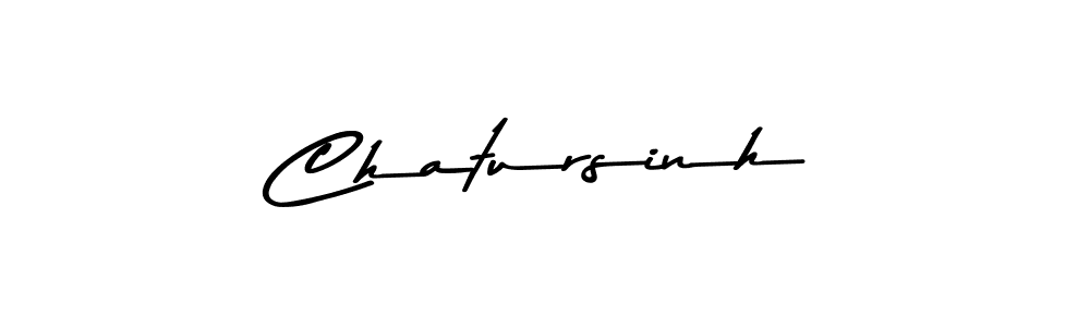 How to make Chatursinh name signature. Use Asem Kandis PERSONAL USE style for creating short signs online. This is the latest handwritten sign. Chatursinh signature style 9 images and pictures png