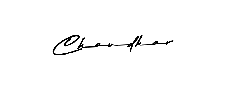 Make a beautiful signature design for name Chaudhar. With this signature (Asem Kandis PERSONAL USE) style, you can create a handwritten signature for free. Chaudhar signature style 9 images and pictures png