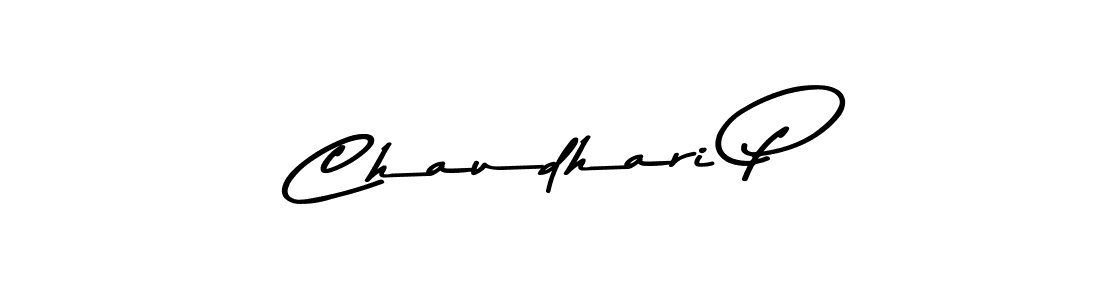 Use a signature maker to create a handwritten signature online. With this signature software, you can design (Asem Kandis PERSONAL USE) your own signature for name Chaudhari P. Chaudhari P signature style 9 images and pictures png