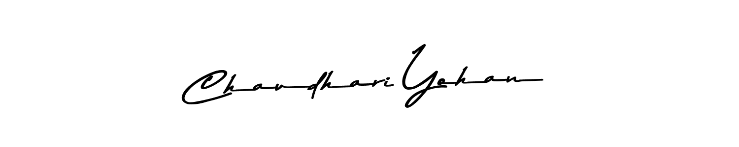 It looks lik you need a new signature style for name Chaudhari Yohan. Design unique handwritten (Asem Kandis PERSONAL USE) signature with our free signature maker in just a few clicks. Chaudhari Yohan signature style 9 images and pictures png
