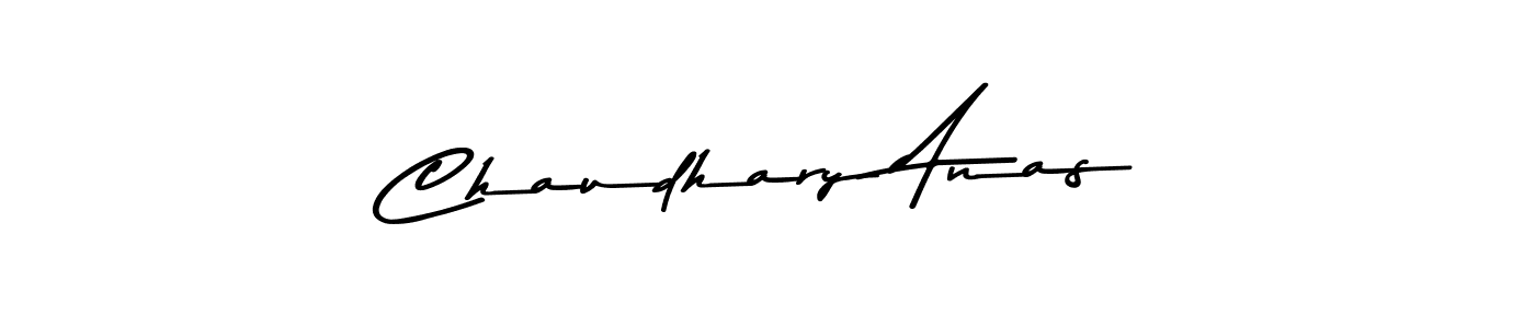 How to make Chaudhary Anas name signature. Use Asem Kandis PERSONAL USE style for creating short signs online. This is the latest handwritten sign. Chaudhary Anas signature style 9 images and pictures png