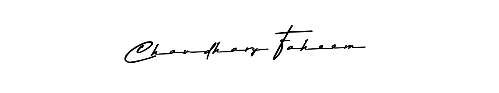How to make Chaudhary Faheem signature? Asem Kandis PERSONAL USE is a professional autograph style. Create handwritten signature for Chaudhary Faheem name. Chaudhary Faheem signature style 9 images and pictures png
