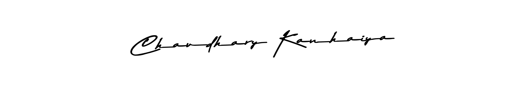 Chaudhary Kanhaiya stylish signature style. Best Handwritten Sign (Asem Kandis PERSONAL USE) for my name. Handwritten Signature Collection Ideas for my name Chaudhary Kanhaiya. Chaudhary Kanhaiya signature style 9 images and pictures png