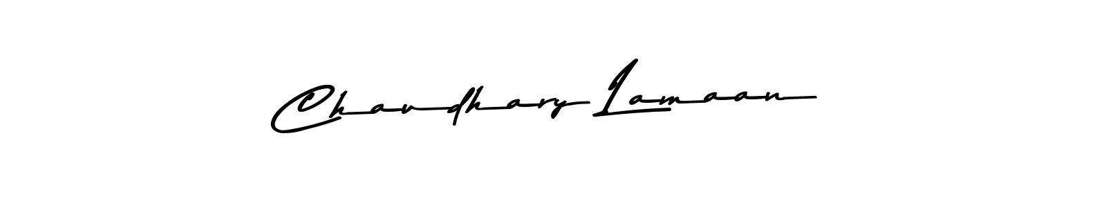 Also You can easily find your signature by using the search form. We will create Chaudhary Lamaan name handwritten signature images for you free of cost using Asem Kandis PERSONAL USE sign style. Chaudhary Lamaan signature style 9 images and pictures png