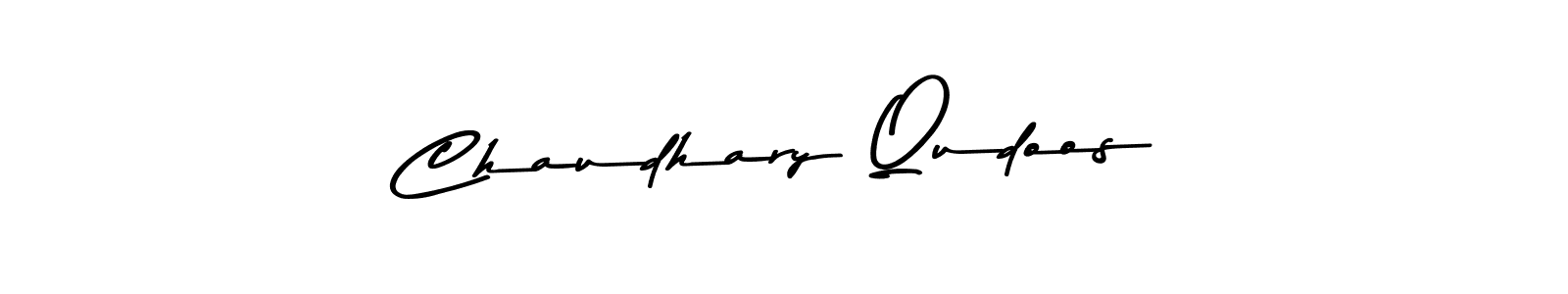 This is the best signature style for the Chaudhary Qudoos name. Also you like these signature font (Asem Kandis PERSONAL USE). Mix name signature. Chaudhary Qudoos signature style 9 images and pictures png