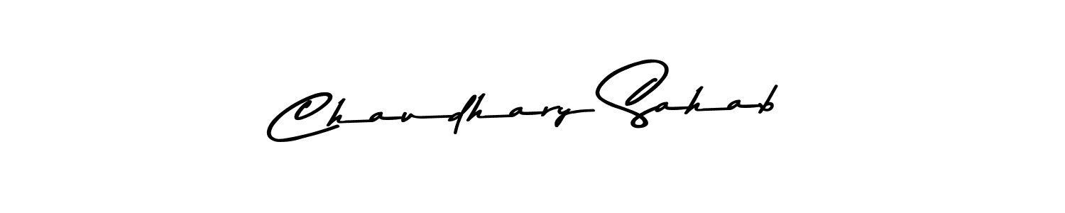 Make a beautiful signature design for name Chaudhary Sahab. With this signature (Asem Kandis PERSONAL USE) style, you can create a handwritten signature for free. Chaudhary Sahab signature style 9 images and pictures png