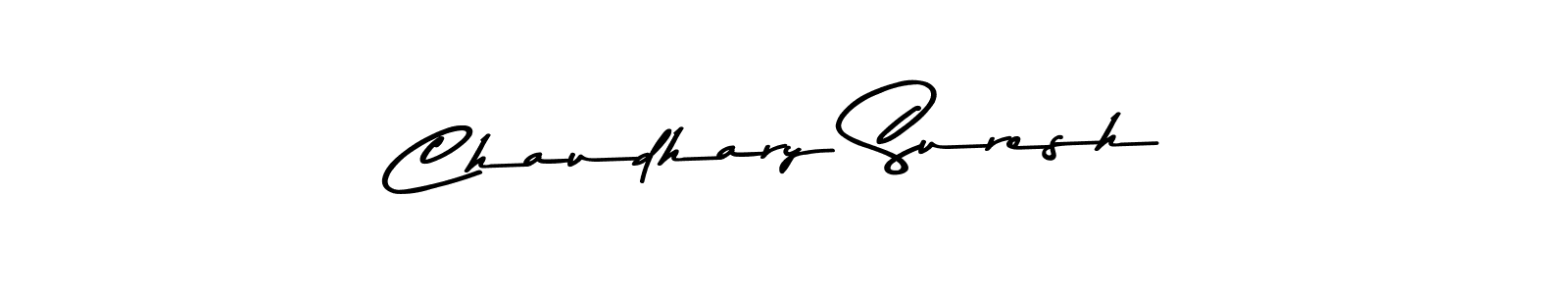 Design your own signature with our free online signature maker. With this signature software, you can create a handwritten (Asem Kandis PERSONAL USE) signature for name Chaudhary Suresh. Chaudhary Suresh signature style 9 images and pictures png