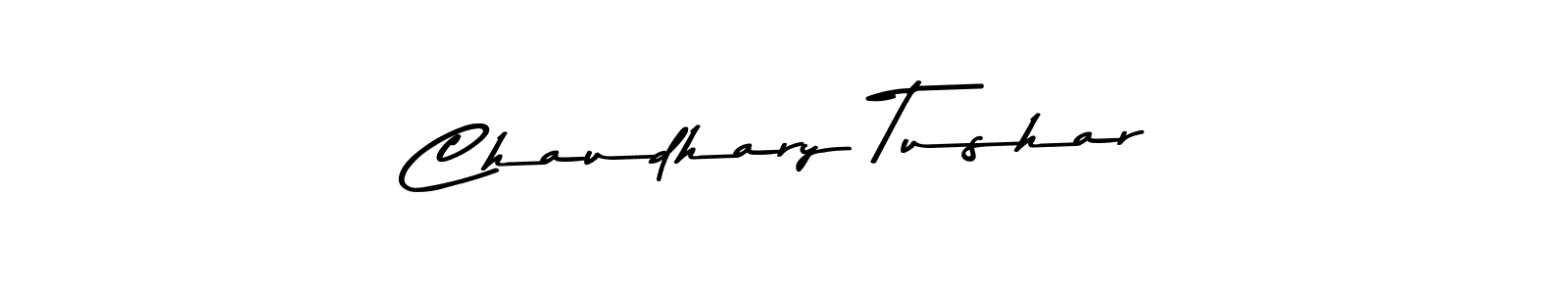 The best way (Asem Kandis PERSONAL USE) to make a short signature is to pick only two or three words in your name. The name Chaudhary Tushar include a total of six letters. For converting this name. Chaudhary Tushar signature style 9 images and pictures png