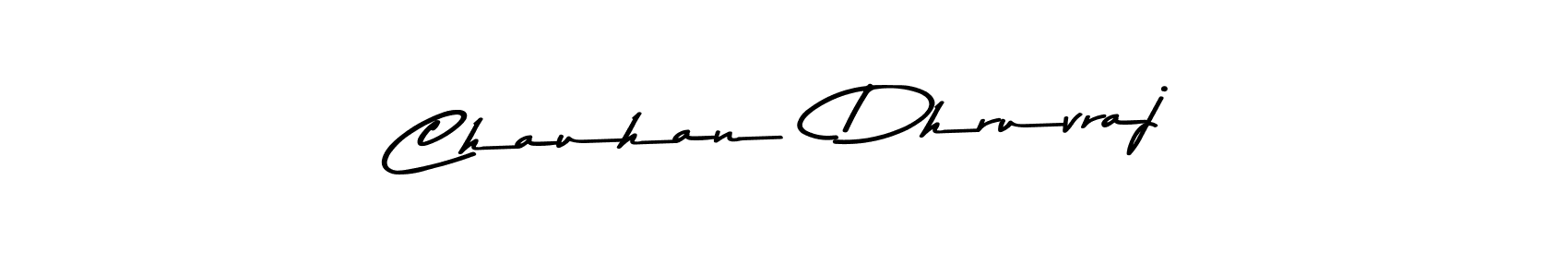 Use a signature maker to create a handwritten signature online. With this signature software, you can design (Asem Kandis PERSONAL USE) your own signature for name Chauhan  Dhruvraj. Chauhan  Dhruvraj signature style 9 images and pictures png