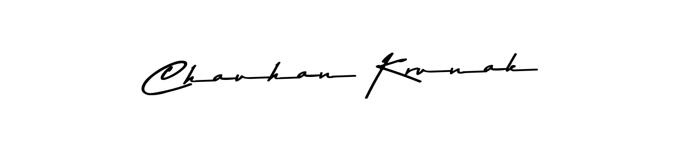 if you are searching for the best signature style for your name Chauhan Krunak. so please give up your signature search. here we have designed multiple signature styles  using Asem Kandis PERSONAL USE. Chauhan Krunak signature style 9 images and pictures png