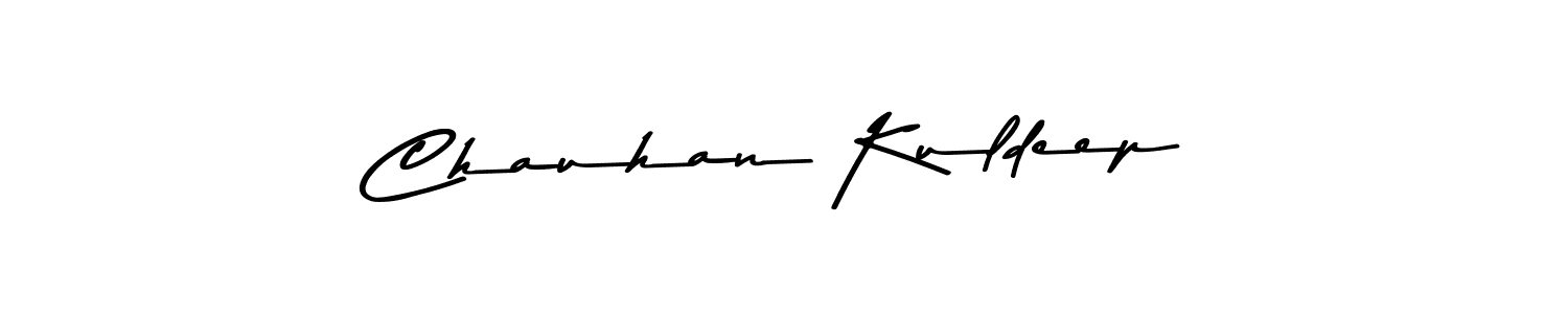 Design your own signature with our free online signature maker. With this signature software, you can create a handwritten (Asem Kandis PERSONAL USE) signature for name Chauhan Kuldeep. Chauhan Kuldeep signature style 9 images and pictures png