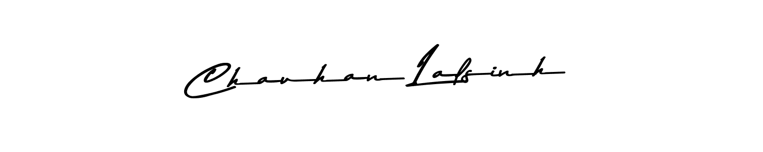 Design your own signature with our free online signature maker. With this signature software, you can create a handwritten (Asem Kandis PERSONAL USE) signature for name Chauhan Lalsinh. Chauhan Lalsinh signature style 9 images and pictures png