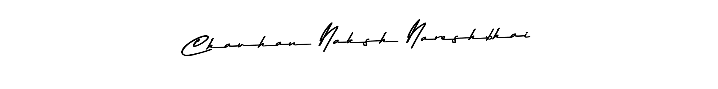 Make a beautiful signature design for name Chauhan Naksh Nareshbhai. With this signature (Asem Kandis PERSONAL USE) style, you can create a handwritten signature for free. Chauhan Naksh Nareshbhai signature style 9 images and pictures png