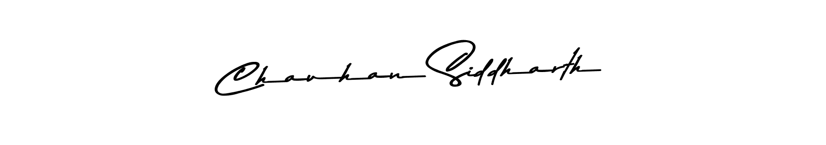Make a beautiful signature design for name Chauhan Siddharth. With this signature (Asem Kandis PERSONAL USE) style, you can create a handwritten signature for free. Chauhan Siddharth signature style 9 images and pictures png