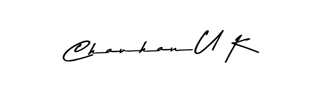 The best way (Asem Kandis PERSONAL USE) to make a short signature is to pick only two or three words in your name. The name Chauhan U K include a total of six letters. For converting this name. Chauhan U K signature style 9 images and pictures png