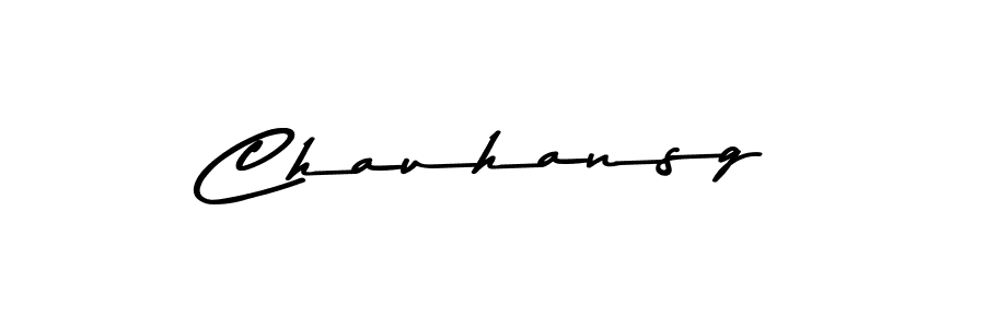How to make Chauhansg signature? Asem Kandis PERSONAL USE is a professional autograph style. Create handwritten signature for Chauhansg name. Chauhansg signature style 9 images and pictures png